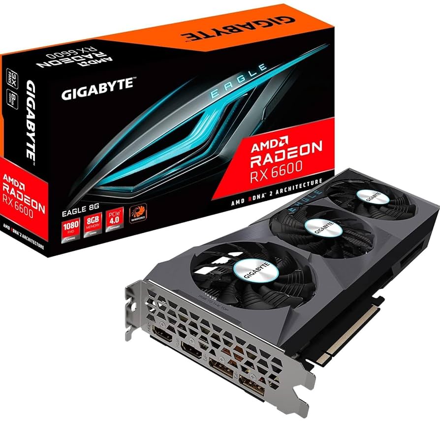 GIGABYTE製 RADEON RX6600 GV-R66EAGLE-8GD GV-R66EAGLE-8GD | GIGABYTE(ギガバイト) Radeon RX 6600 搭載